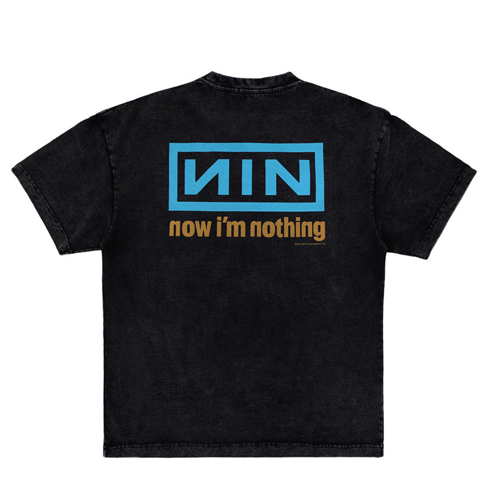 Distressed Casual Loose Top Men