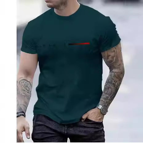 3d Printed Top Slim Fit Men