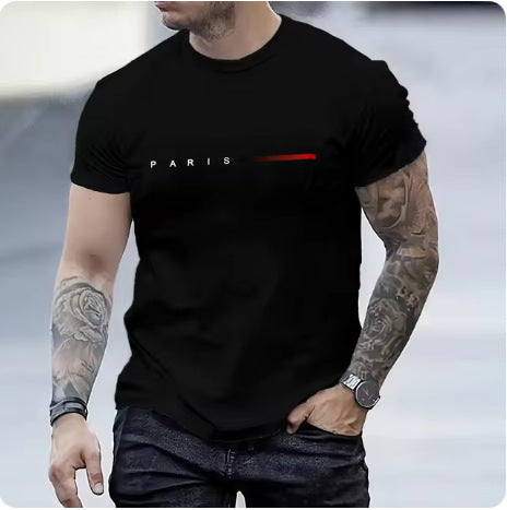 3d Printed Top Slim Fit Men